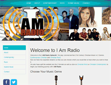 Tablet Screenshot of iam-radio.com